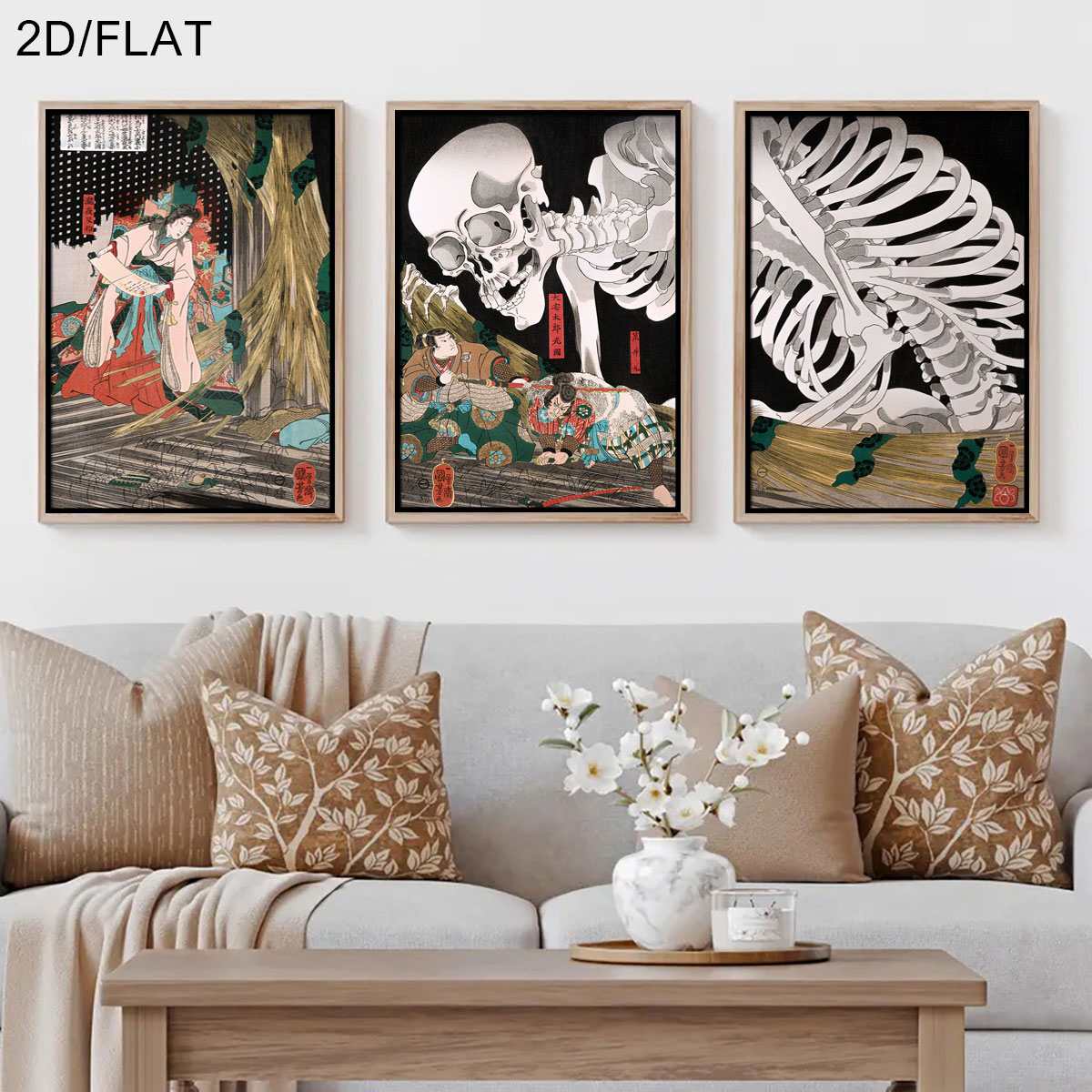 Home Decor Youtube - 3pcs 레트로 일본 타키야샤 마녀 &