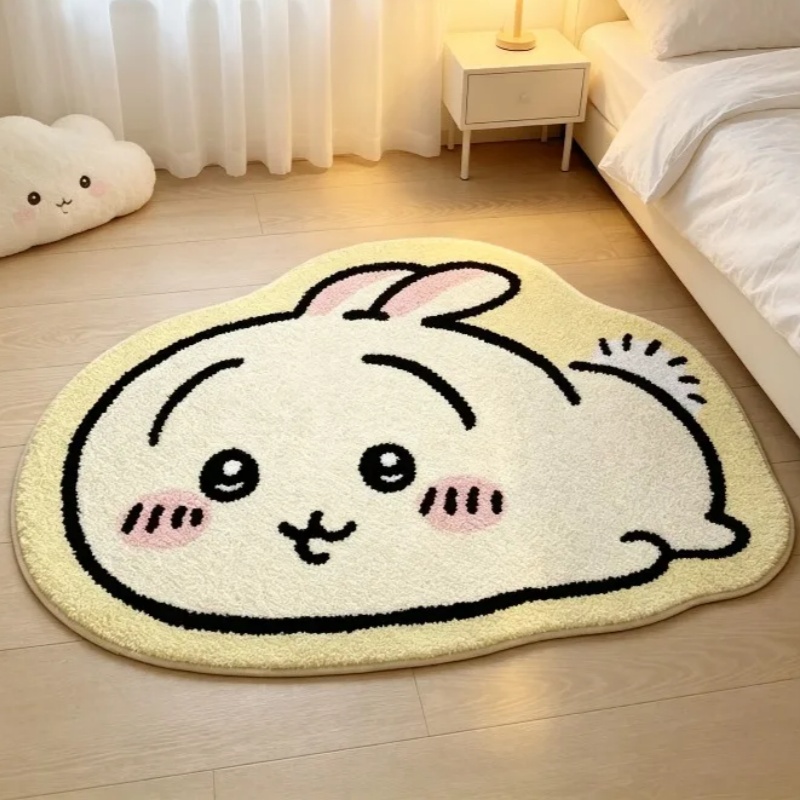 Decorative Throw Pillow - 치이카와 만화 러그 애니메이션 하치와레 우사기