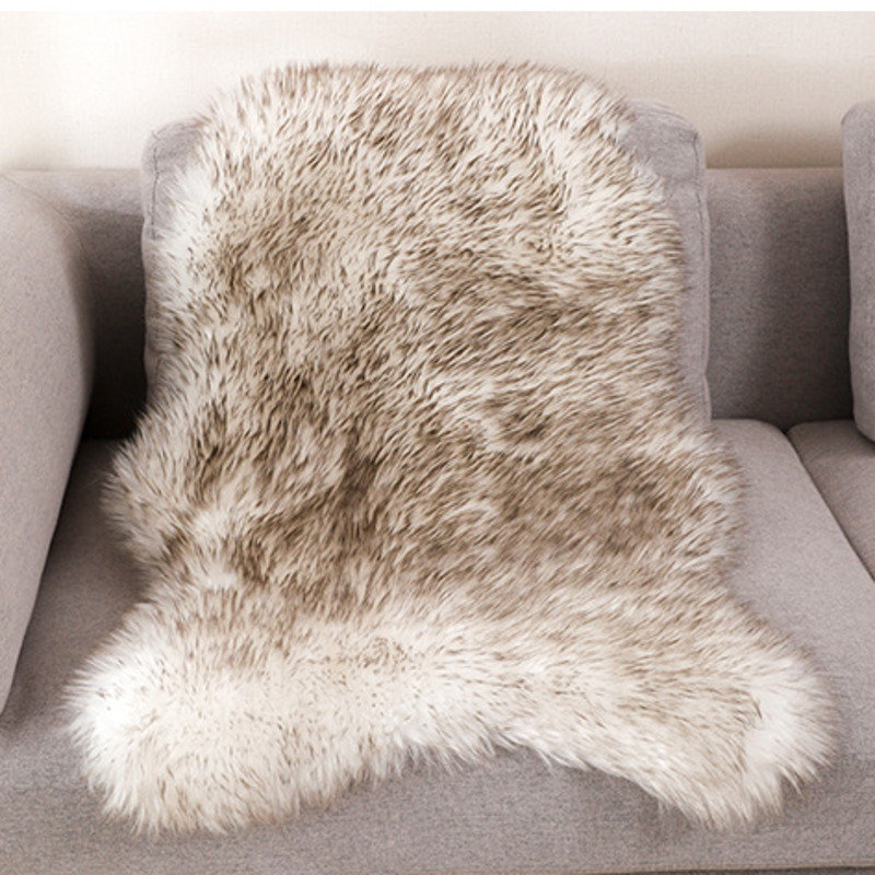 Cowhide Rug Faux - 부드러운 모피 인공 양피 러그 의자