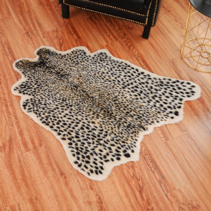Cowhide Rug Faux - 레오파드 카우 프린트 러그 인조 가죽