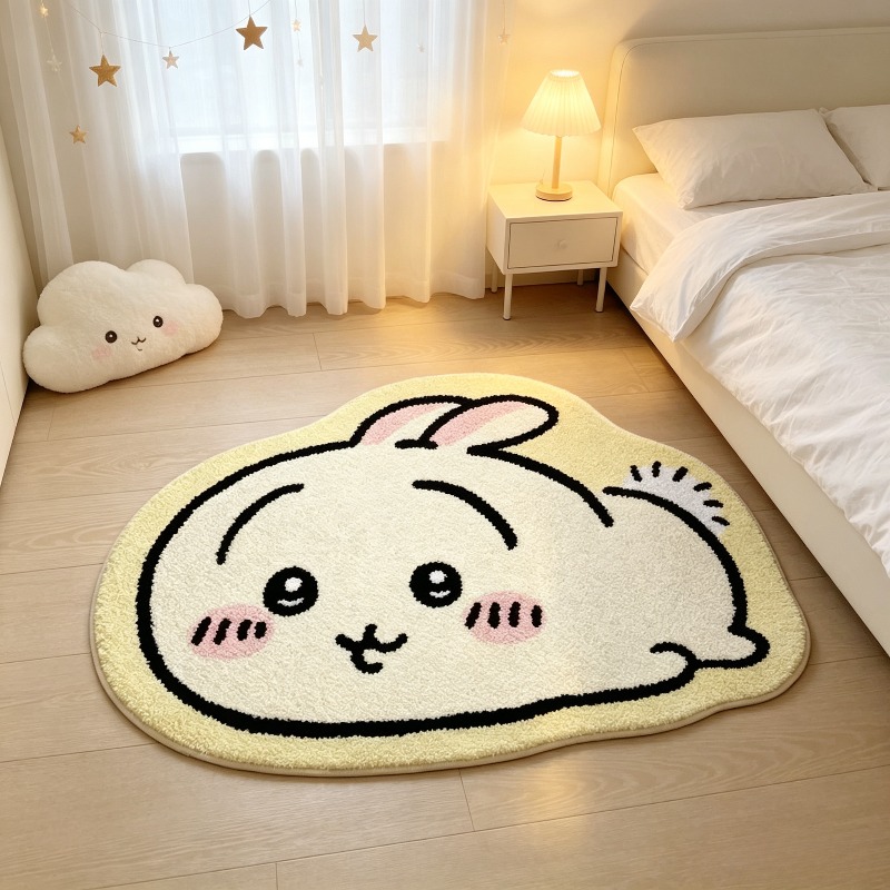 Decorative Throw Pillow - -치이카와！！！ 만화 러그 애니메이션 하치와레 우사기
