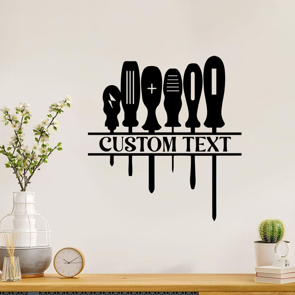 Home Decor Wall Tiles - 1PC 멋진 수리 도구 맞춤형 텍스트