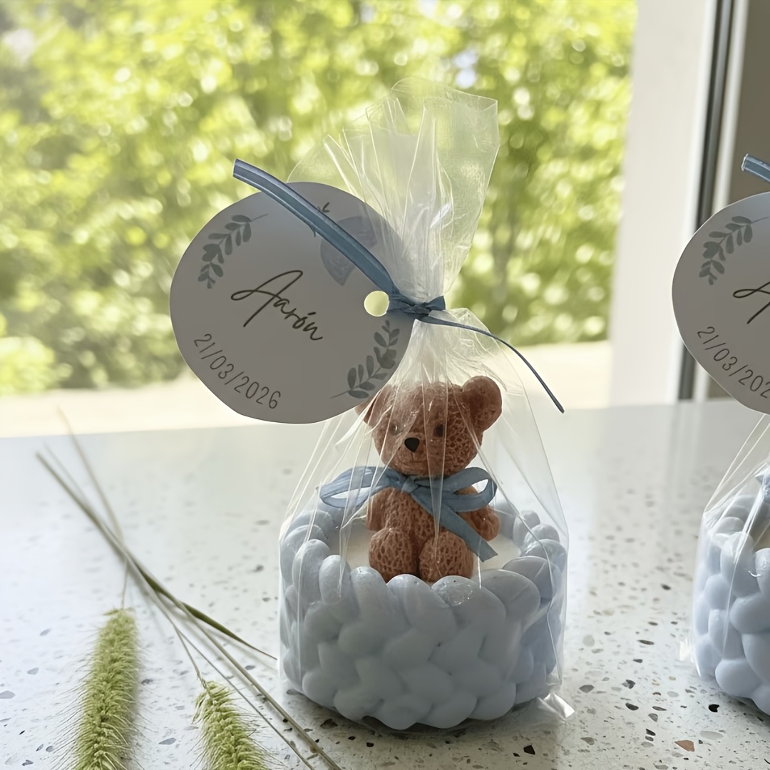 Home Decor Enthusiast - 2개 테디베어 및 로프 수납함 실리콘