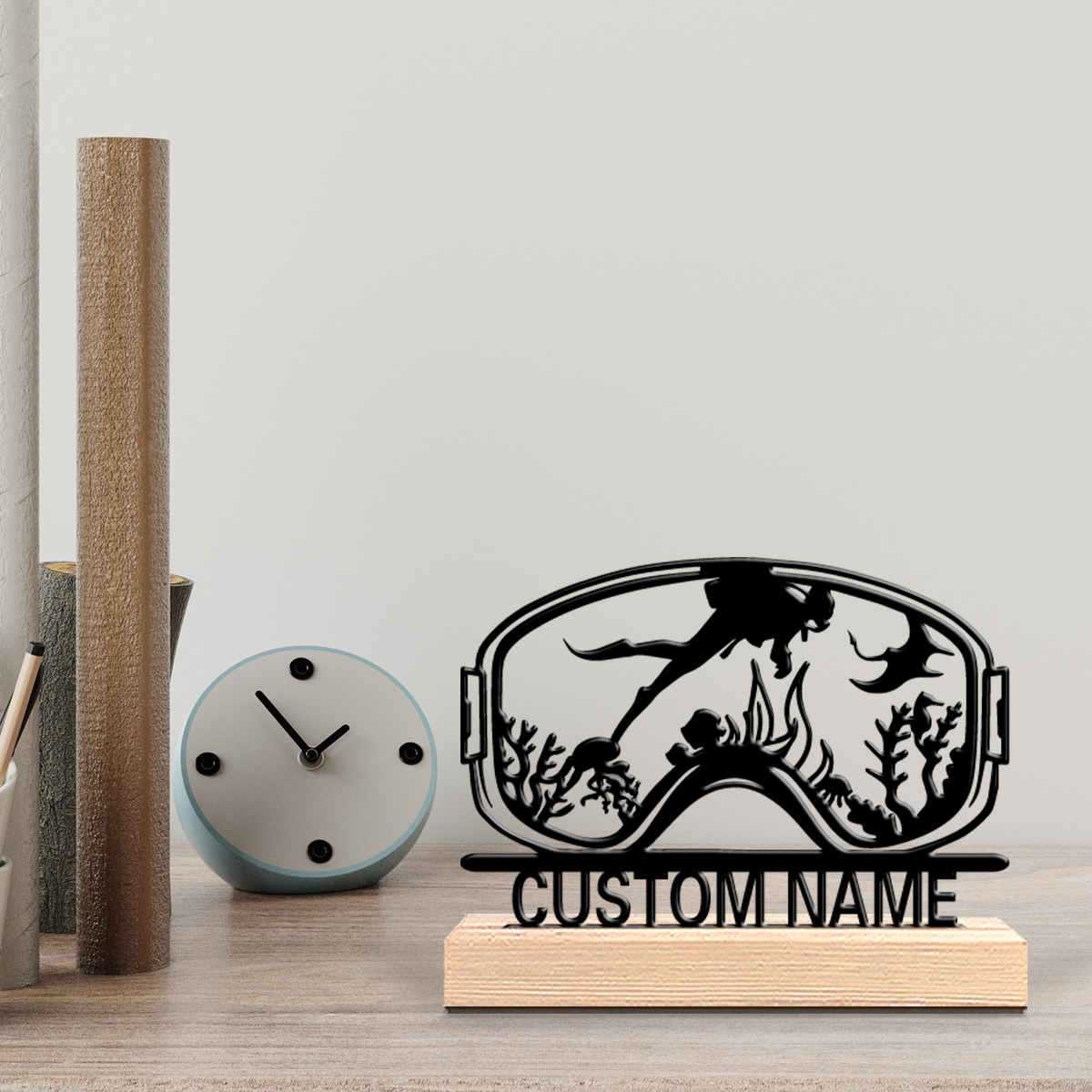 Home Decor Kolkata - 1개 귀여운 맞춤형 다이빙 나무 벽