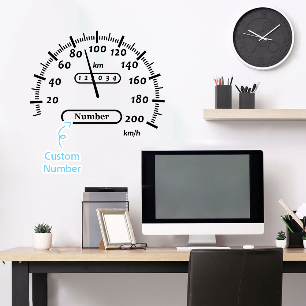 Home Decor Wall Tiles - 1PC 크리 에이 티브 연료 게이지