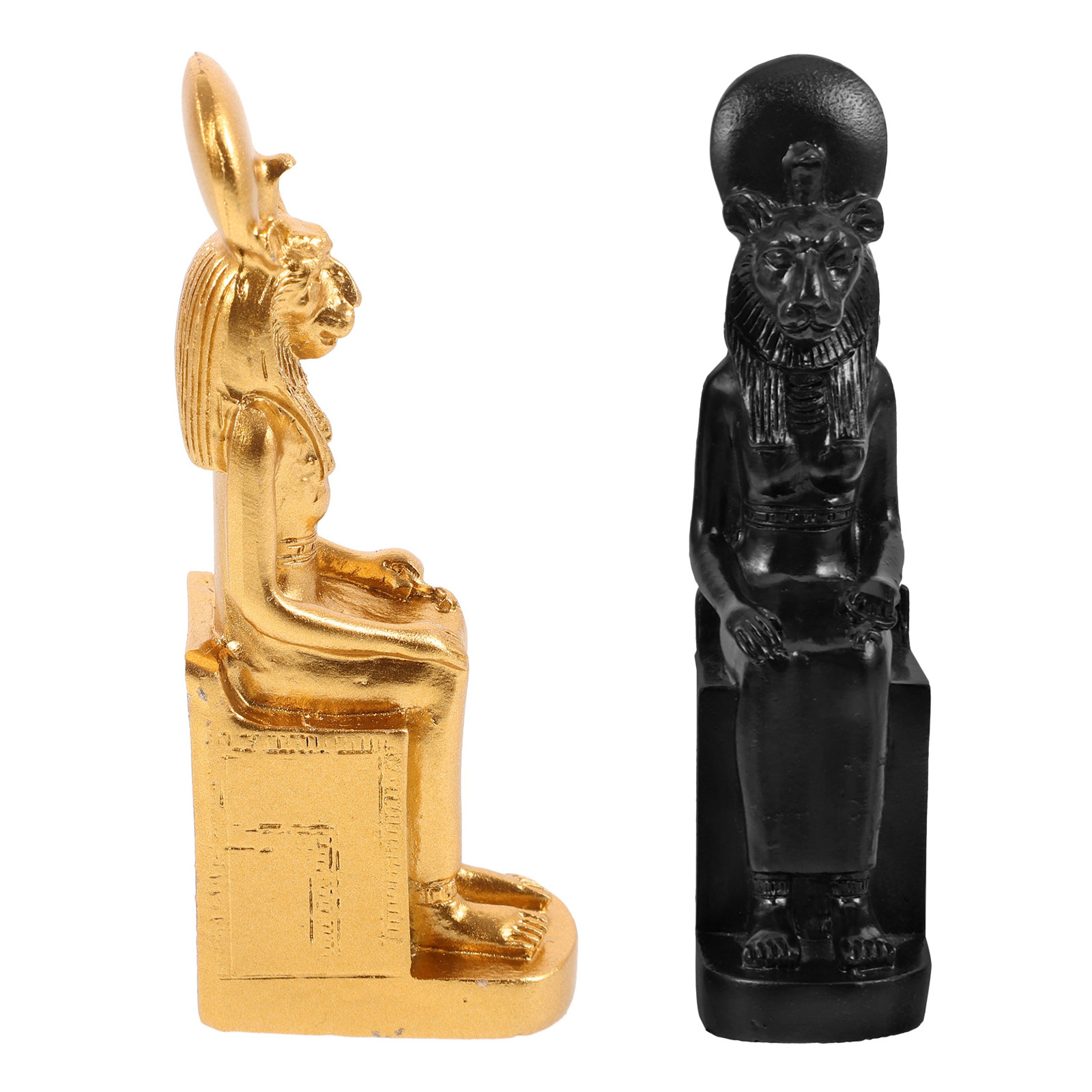 Home Decor Egypt - 2Pcs 고대 이집트 수지 스핑크스 동상