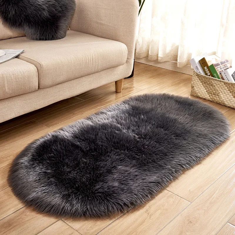 Cowhide Rug Faux - 럭셔리 가짜 모피 깔개 거실 침실