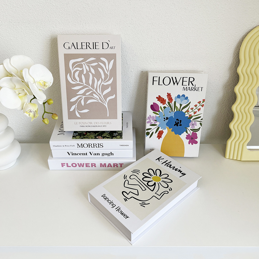 시뮬레이션 도서 아트 꽃 영어 장식 도서 잡지 모델 장 - Home Decor Magazine 리뷰 및 가격