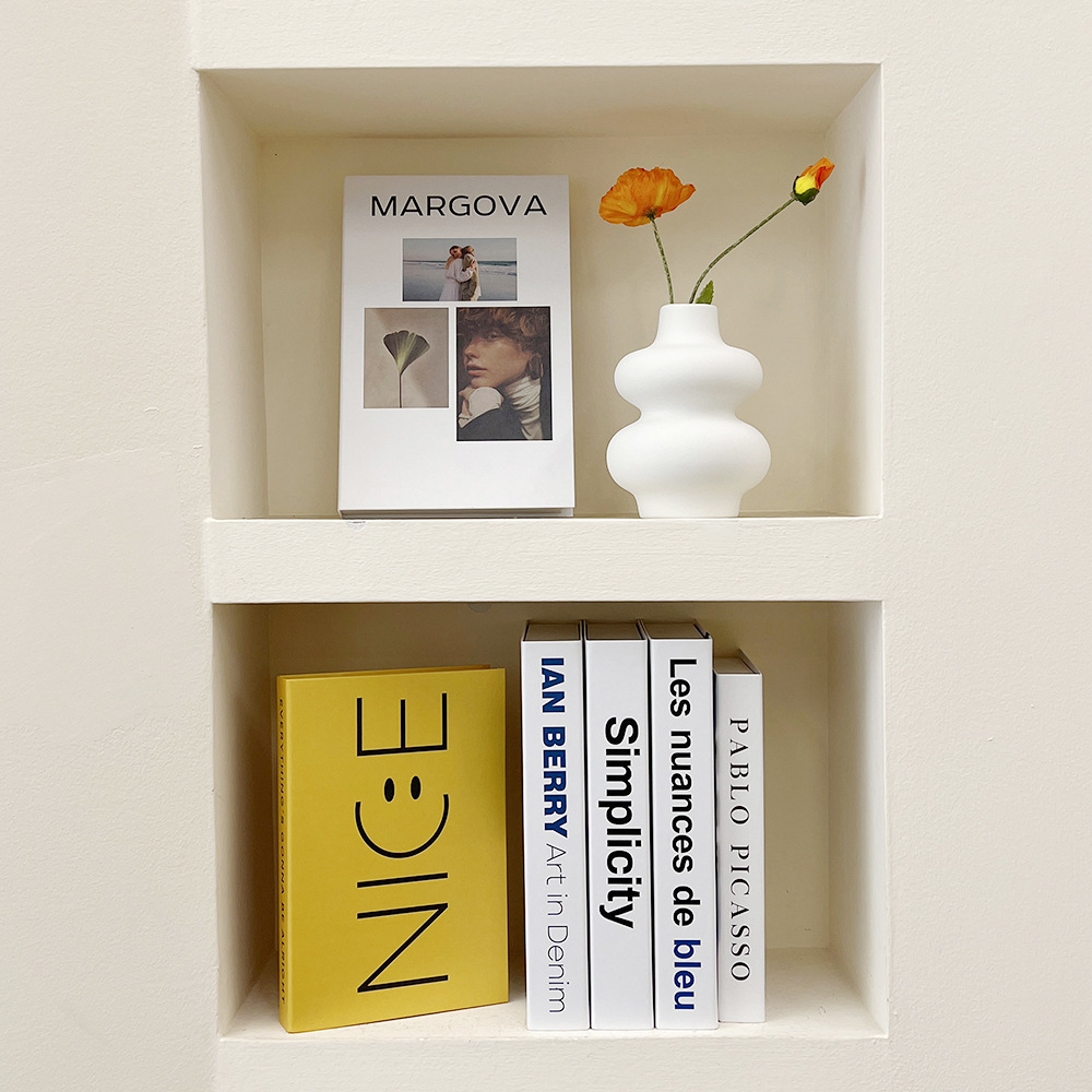 시뮬레이션 도서 아트 꽃 영어 장식 도서 잡지 모델 장 - Home Decor Magazine 리뷰 및 가격