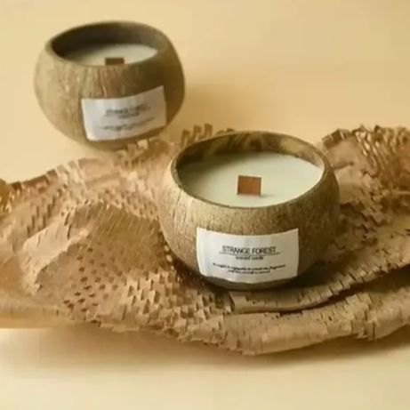 천연 코코넛 껍질 향초, 아로마테라피 식물 에센셜 오일 - Home Decor Essentials 리뷰 및 가격
