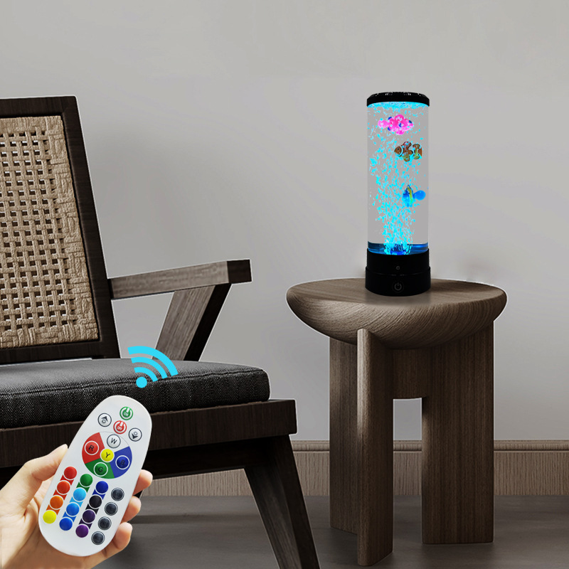시뮬레이션 LED 멀티 컬러 버블 피쉬 분위기 연출 홈 - Home Decor Retailers 리뷰 및 가격