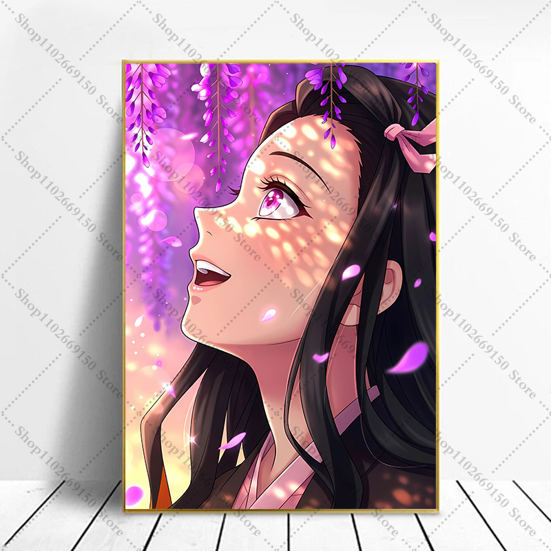 애니메이션 창의적인 그림 홈 데코 액세서리 데몬 슬레이 - Home Decor Frames 리뷰 및 가격