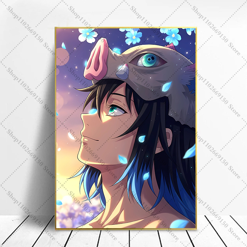 애니메이션 창의적인 그림 홈 데코 액세서리 데몬 슬레이 - Home Decor Frames 리뷰 및 가격