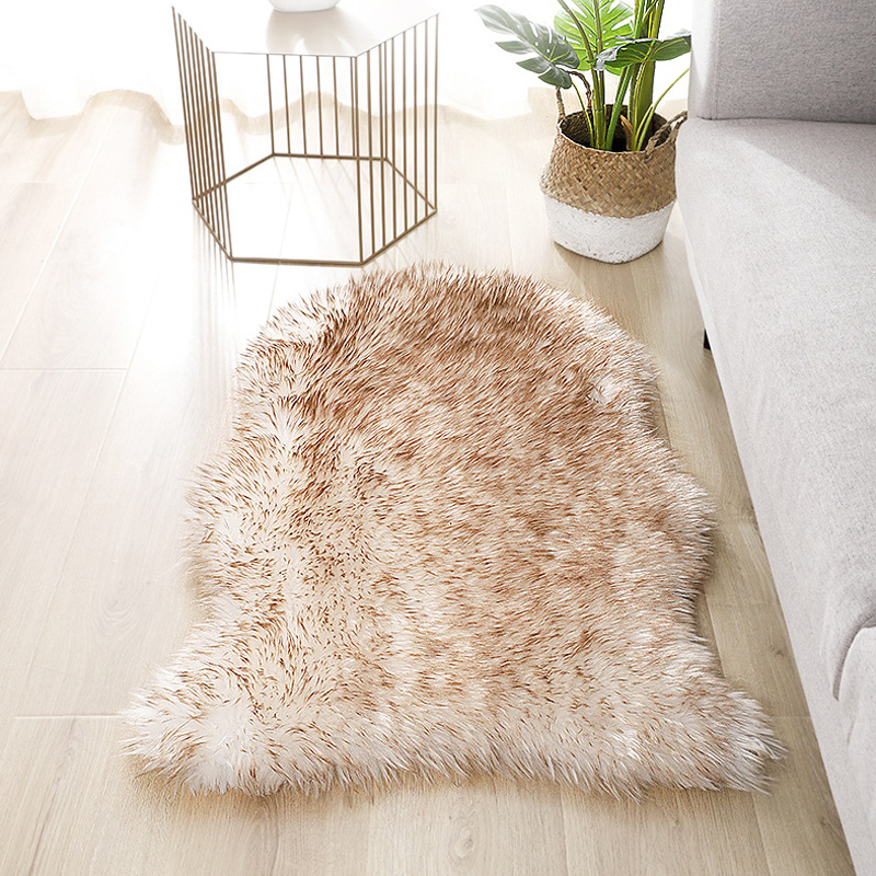 부드러운 모피 인공 양피 러그 의자 커버 쿠션 침실 거 - Cowhide Rug Faux 리뷰 및 가격