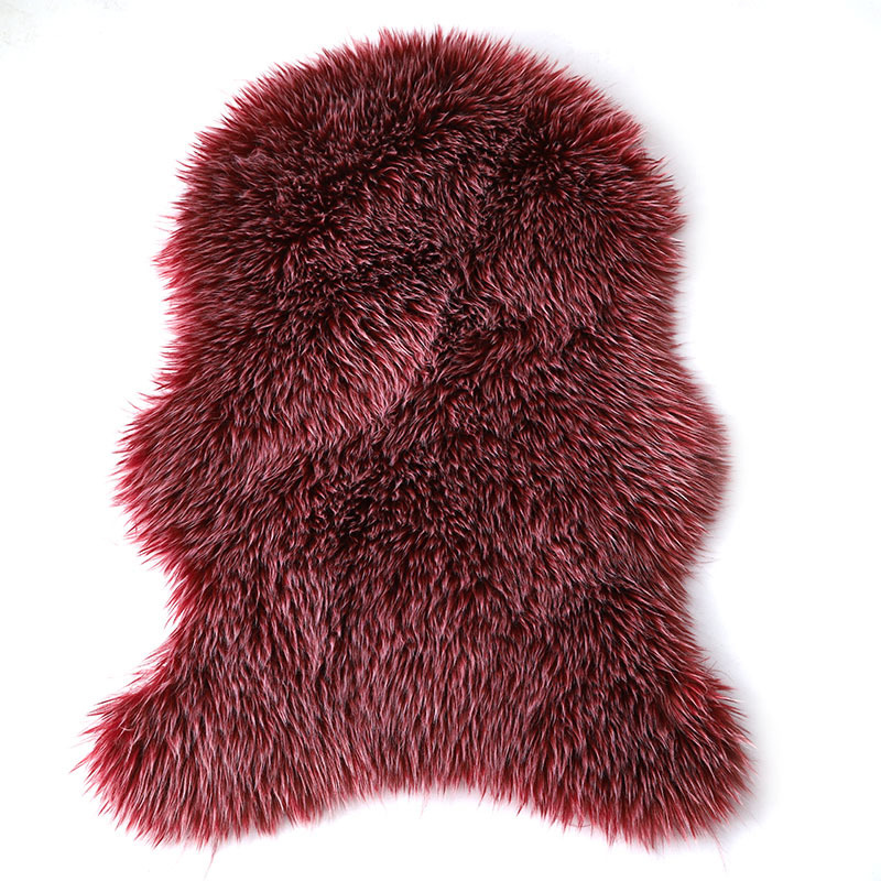 부드러운 모피 인공 양피 러그 의자 커버 쿠션 침실 거 - Cowhide Rug Faux 리뷰 및 가격
