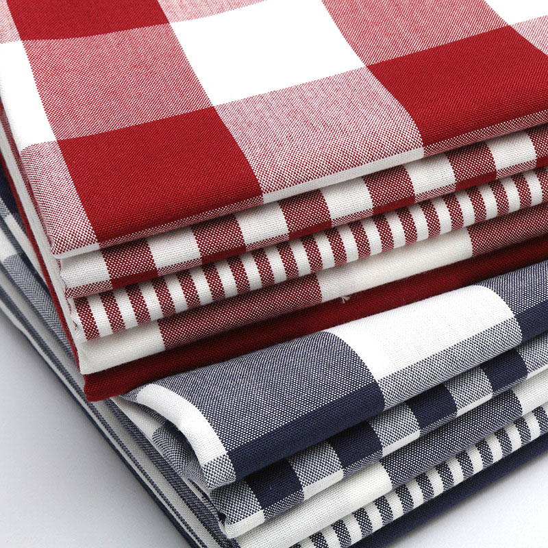 내구성이 뛰어난 원사 염색 격자 무늬 면 린넨 원단 – - Linen Table Runner 리뷰 및 가격