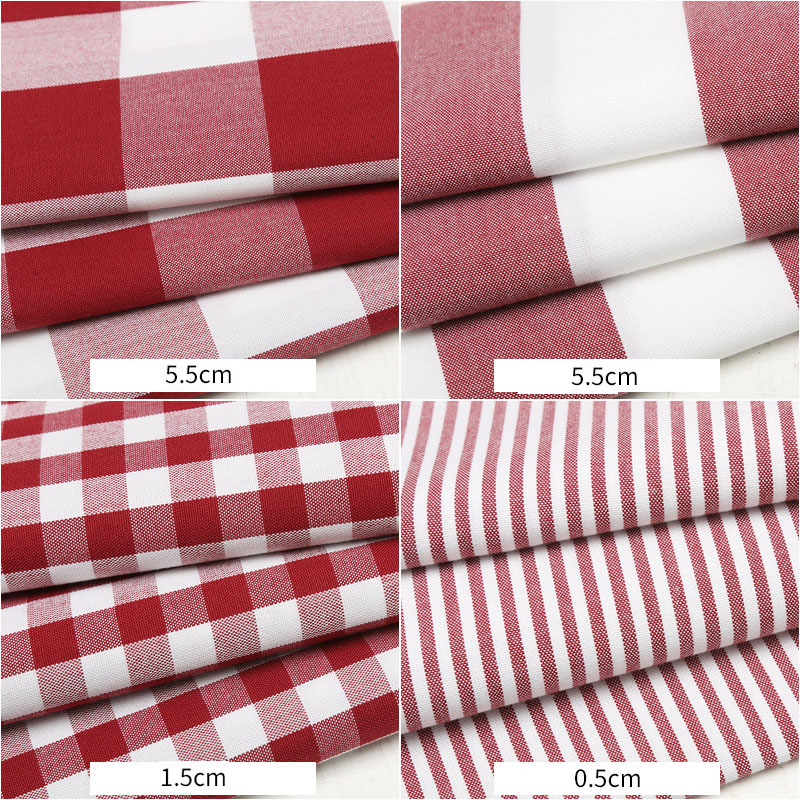 내구성이 뛰어난 원사 염색 격자 무늬 면 린넨 원단 – - Linen Table Runner 리뷰 및 가격