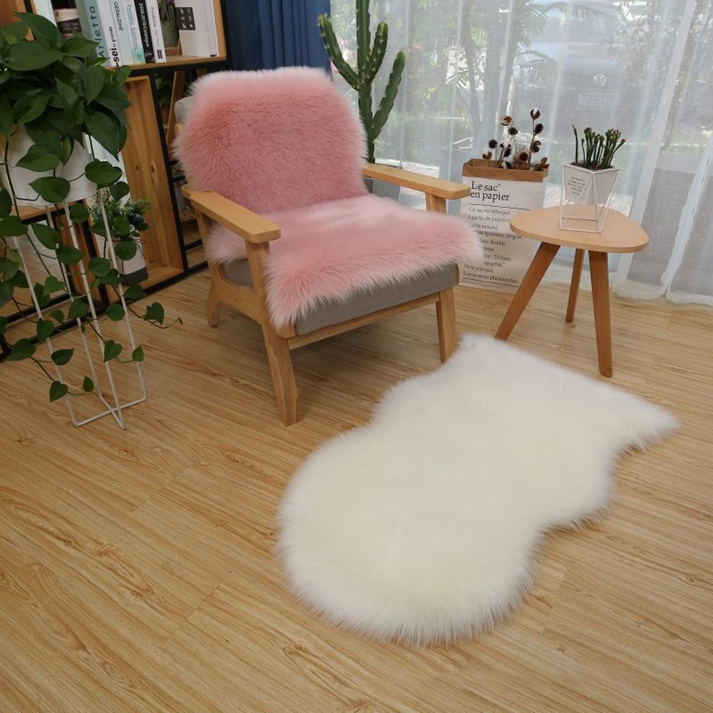모조 양털 미끄럼 방지 푹신한 바닥 보호용 부드러운 러 - Cowhide Rug Faux 리뷰 및 가격