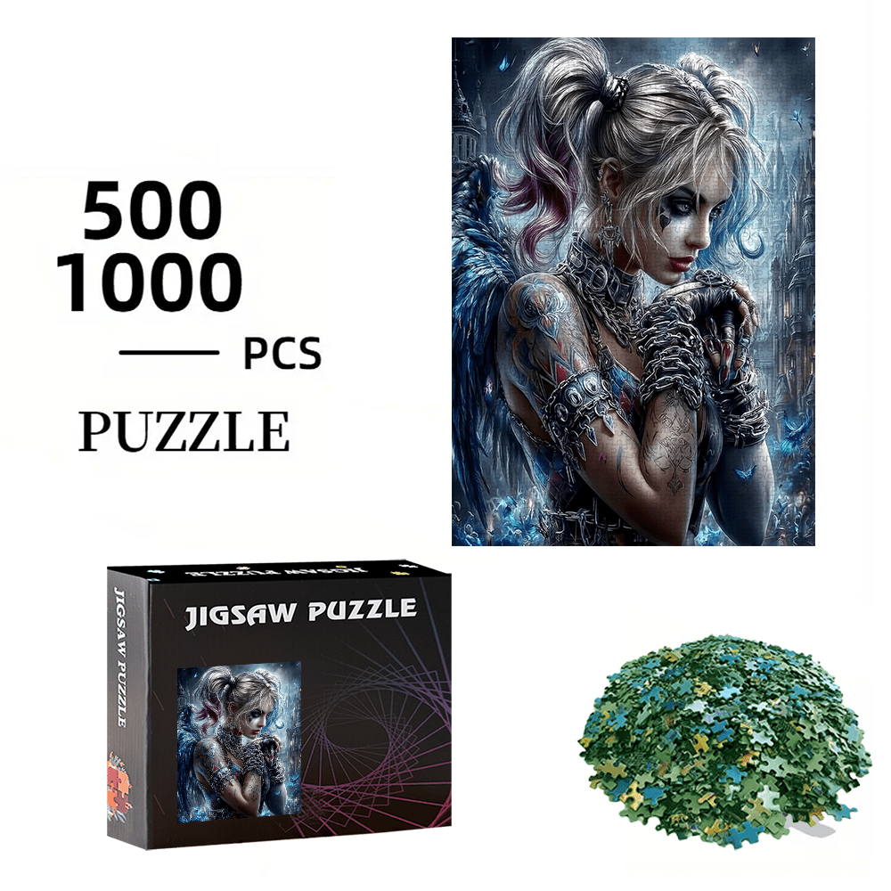 날개와 문신 500피스/1000피스 퍼즐 게임 - 가족 - Home Decor Games Free 리뷰 및 가격