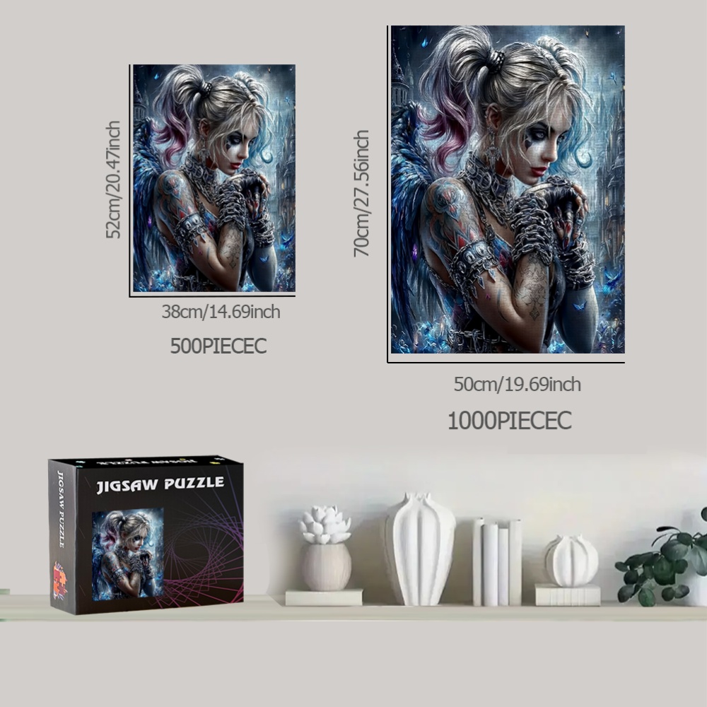 날개와 문신 500피스/1000피스 퍼즐 게임 - 가족 - Home Decor Games Free 리뷰 및 가격