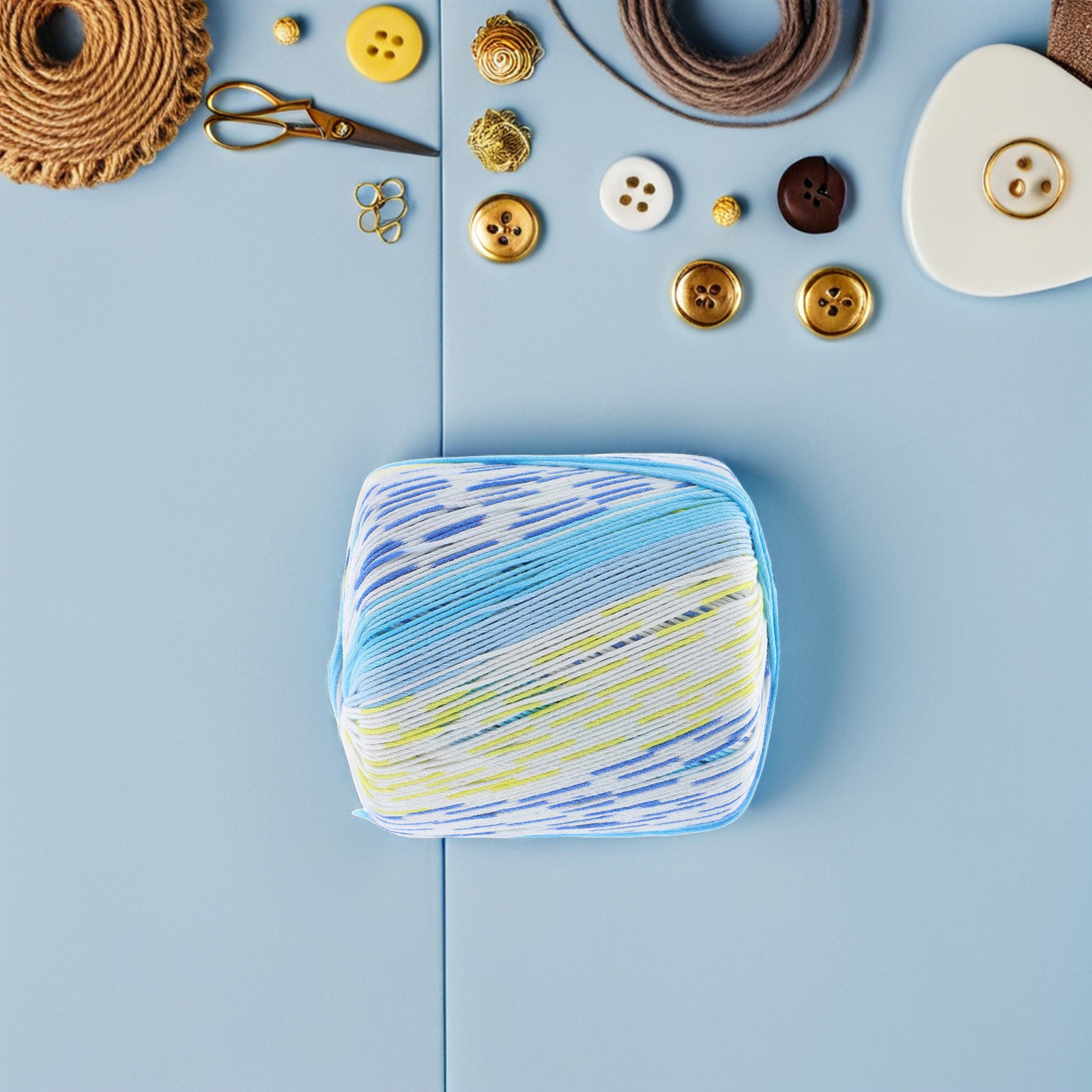 부드러운 면 크로셰 실 1롤 - DIY 뜨개질 크로셰  - Yarn Home Decor 리뷰 및 가격