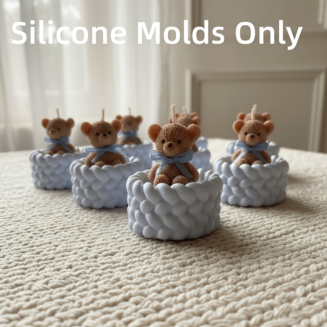 2개 테디베어 및 로프 수납함 실리콘 몰드 세트, 점토 - Home Decor Enthusiast 리뷰 및 가격
