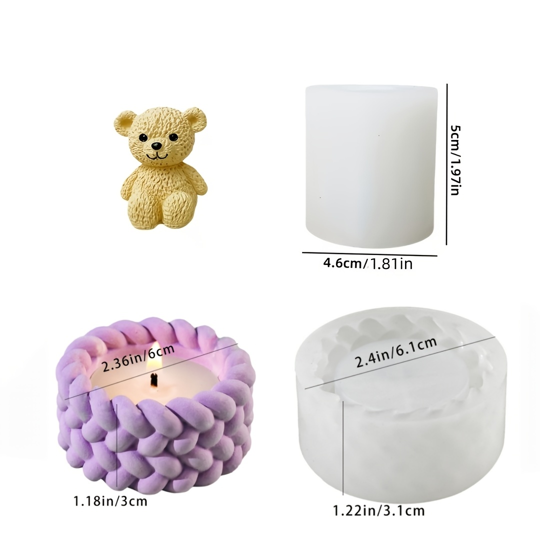 2개 테디베어 및 로프 수납함 실리콘 몰드 세트, 점토 - Home Decor Enthusiast 리뷰 및 가격