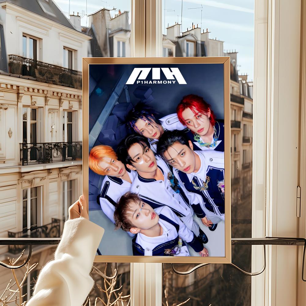 팝 KPOP P_P1하모니 잡지 포스터 장식용 벽 아트 - Home Decor Magazine 리뷰 및 가격