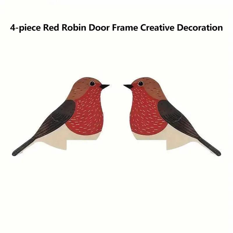 4피스 보헤미안 나무 새 장식품 세트; 나무 새 실루엣 - Home Decor Frames 리뷰 및 가격