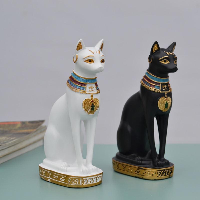 고양이 동상 장식 이집트 고양이 입상 동상 장식 빈티지 - Home Decor Egypt 리뷰 및 가격