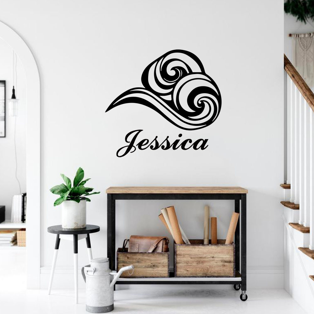 1PC 만화 에어 매스 개인 맞춤 이름 홈 데코 모던  - Home Decor Wall Tiles 리뷰 및 가격