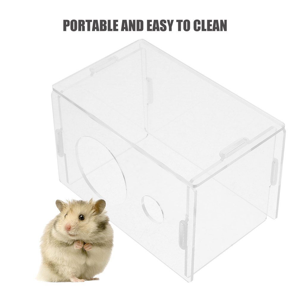 투명 아크릴 햄스터 은신처 소형 동물 숨숨집 휴대용 자 - Home Decor Habitat 리뷰 및 가격