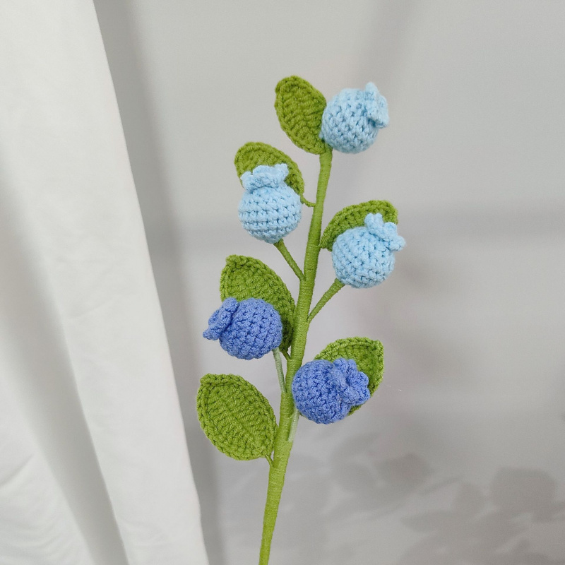 완제품 수제 뜨개질 꽃다발 인공 꽃 홈 데코 시뮬레이션 - Yarn Home Decor 리뷰 및 가격