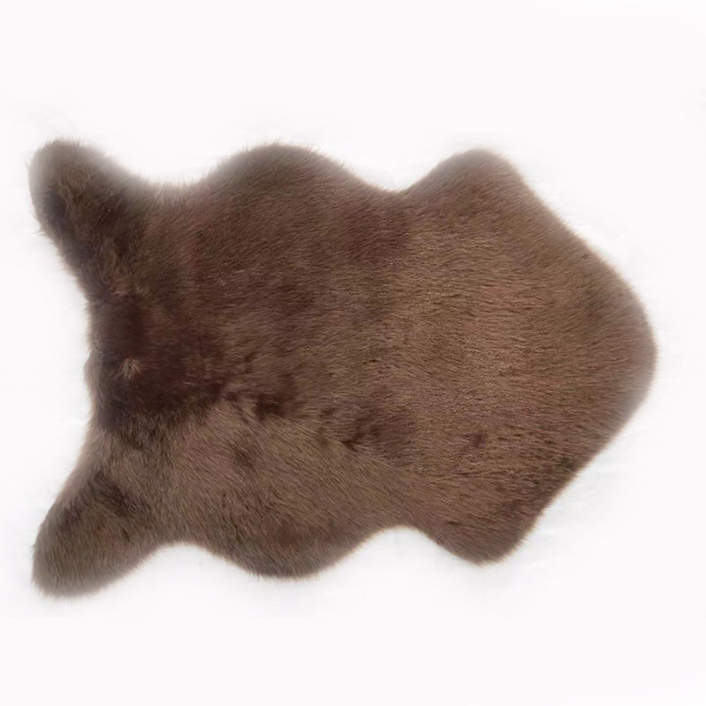 플러시 부드러운 양가죽 침실 카펫, 모조 울 패드, 긴 - Cowhide Rug Faux 리뷰 및 가격