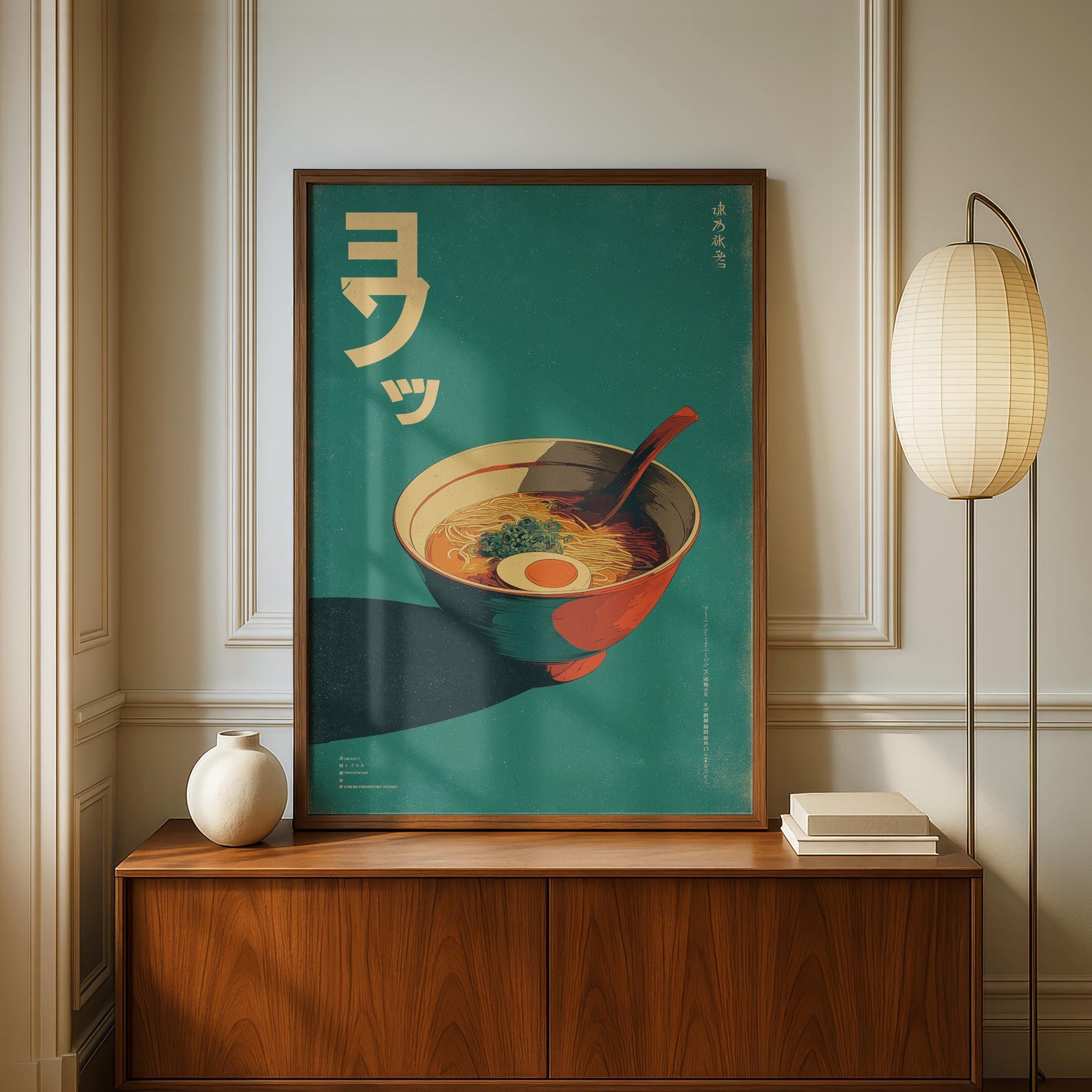 레트로 일본 라멘 캔버스 아트 프린트 프레임리스 음식  - Home Decor Youtube 리뷰 및 가격