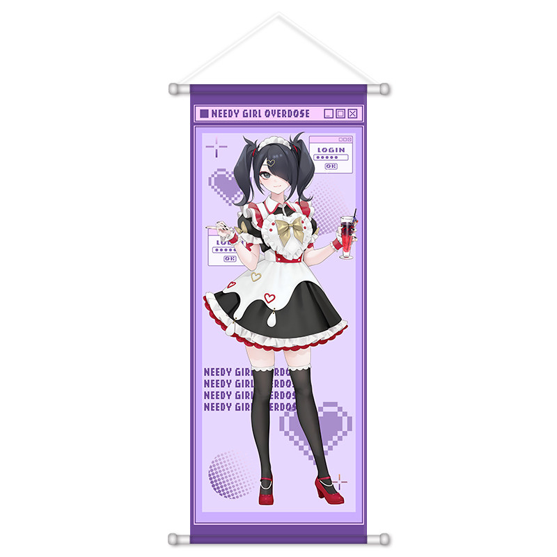 레인 애니메이션 포스터 스크롤 NEEDY GIRL OV - Home Decor Games Free 리뷰 및 가격