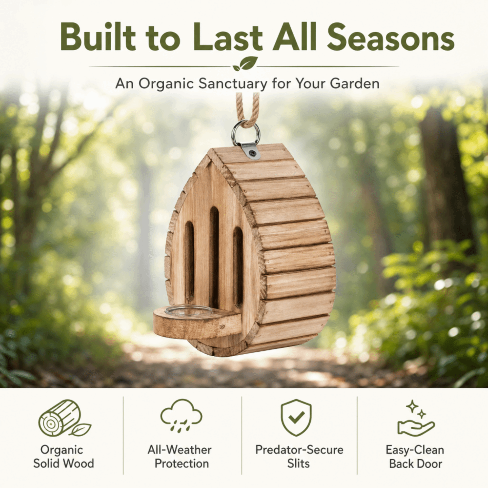 홈 데코 나무 나비집 천연 서식지 걸이형 나비 먹이통  - Home Decor Habitat 리뷰 및 가격