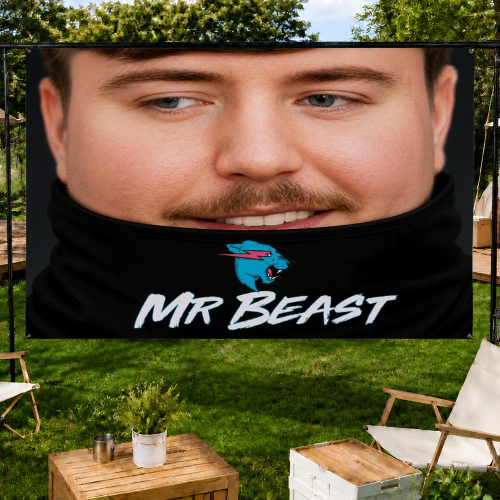 비디오 M-MrBeast 유튜브 크리에이터 깃발 팬 지 - Home Decor Youtube Videos 리뷰 및 가격