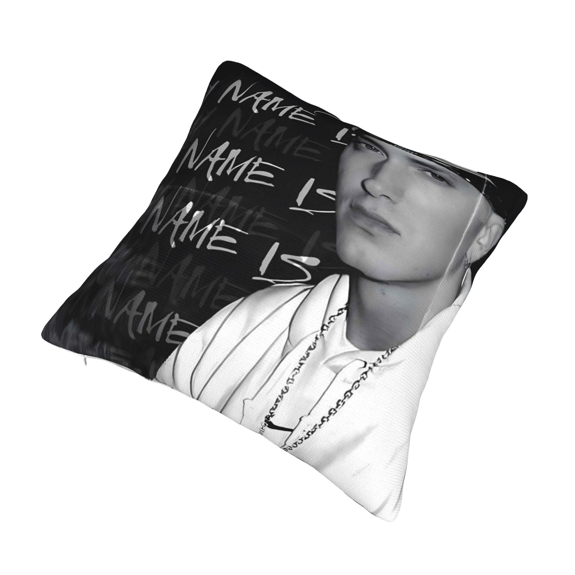 커스터마이징 가능한 에미넴 양면 프린트 쿠션 커버 세트 - Decorative Throw Pillow 리뷰 및 가격