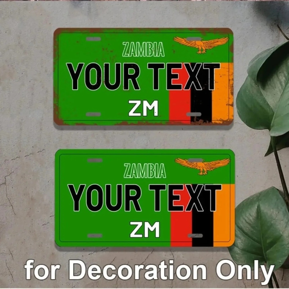 맞춤형 개인화된 잠비아 알루미늄 간판, 가정용 남성용  - Home Decor Zambia 리뷰 및 가격