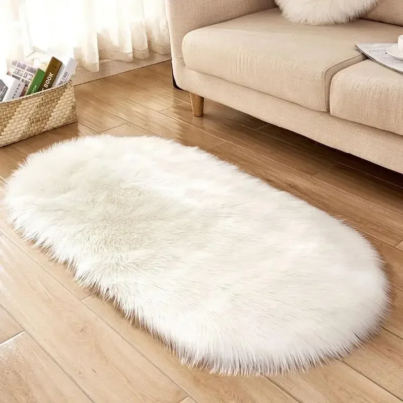 럭셔리 가짜 모피 깔개 거실 침실 침실 장식 깔개에 대 - Cowhide Rug Faux 리뷰 및 가격