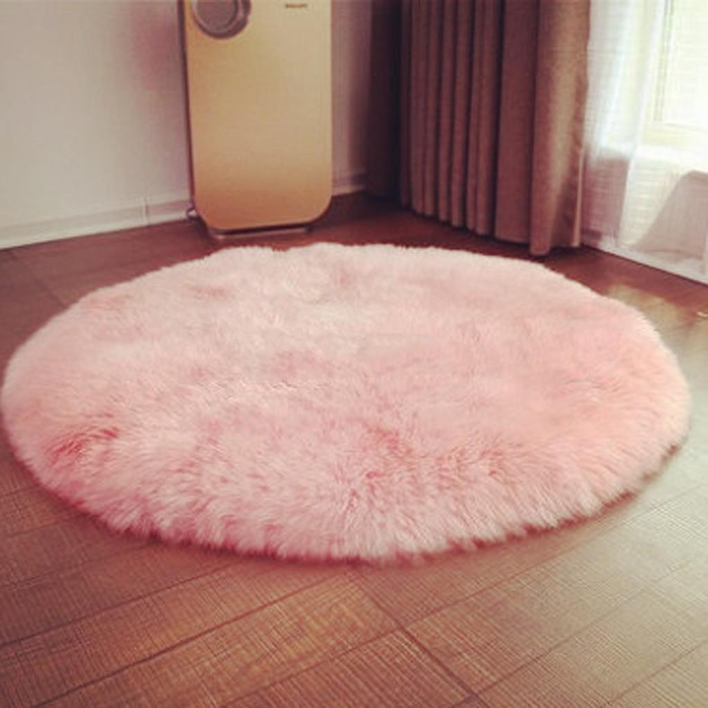 럭셔리 인조 모피 양가죽 러그, 두꺼운 파일, 둥근 모 - Cowhide Rug Faux 리뷰 및 가격
